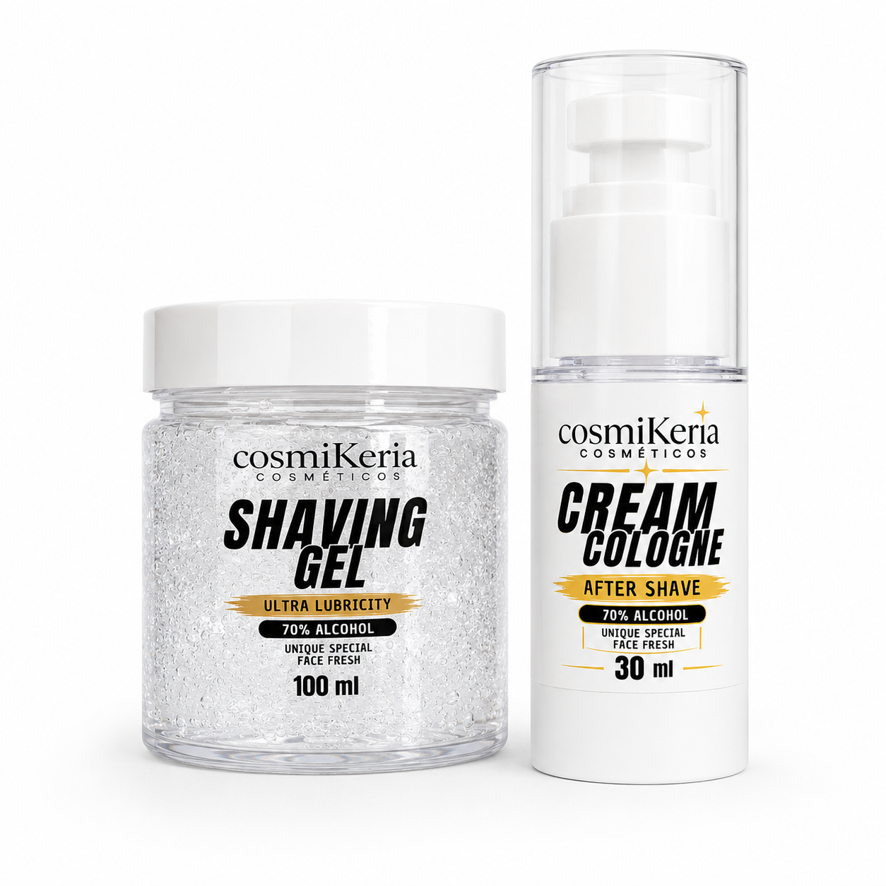 KIT AFEITADO SHAVING + AFTER CosmiKeria