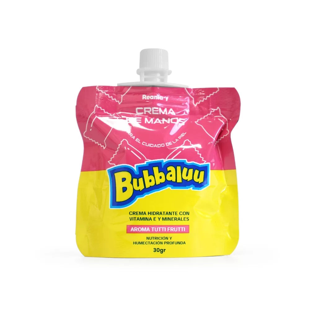 CREMA DE MANOS 30gr. AROMA TUTIFRUTI BUBBALUU