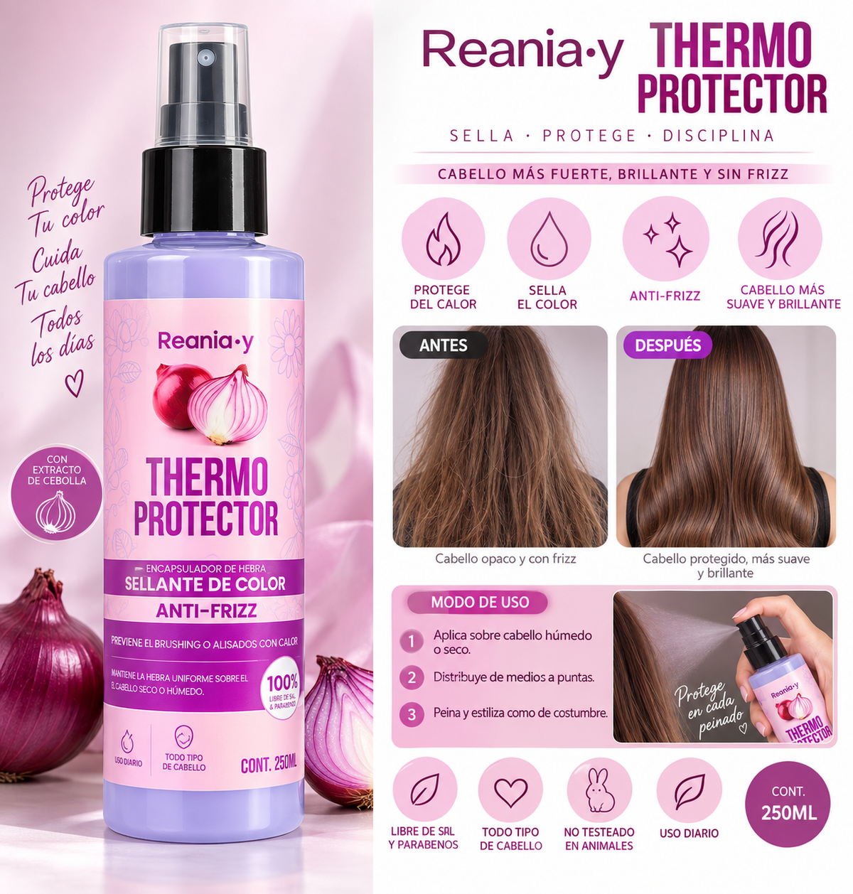 TERMOPROTECTOR CEBOLLA 250ml. REANIA-Y