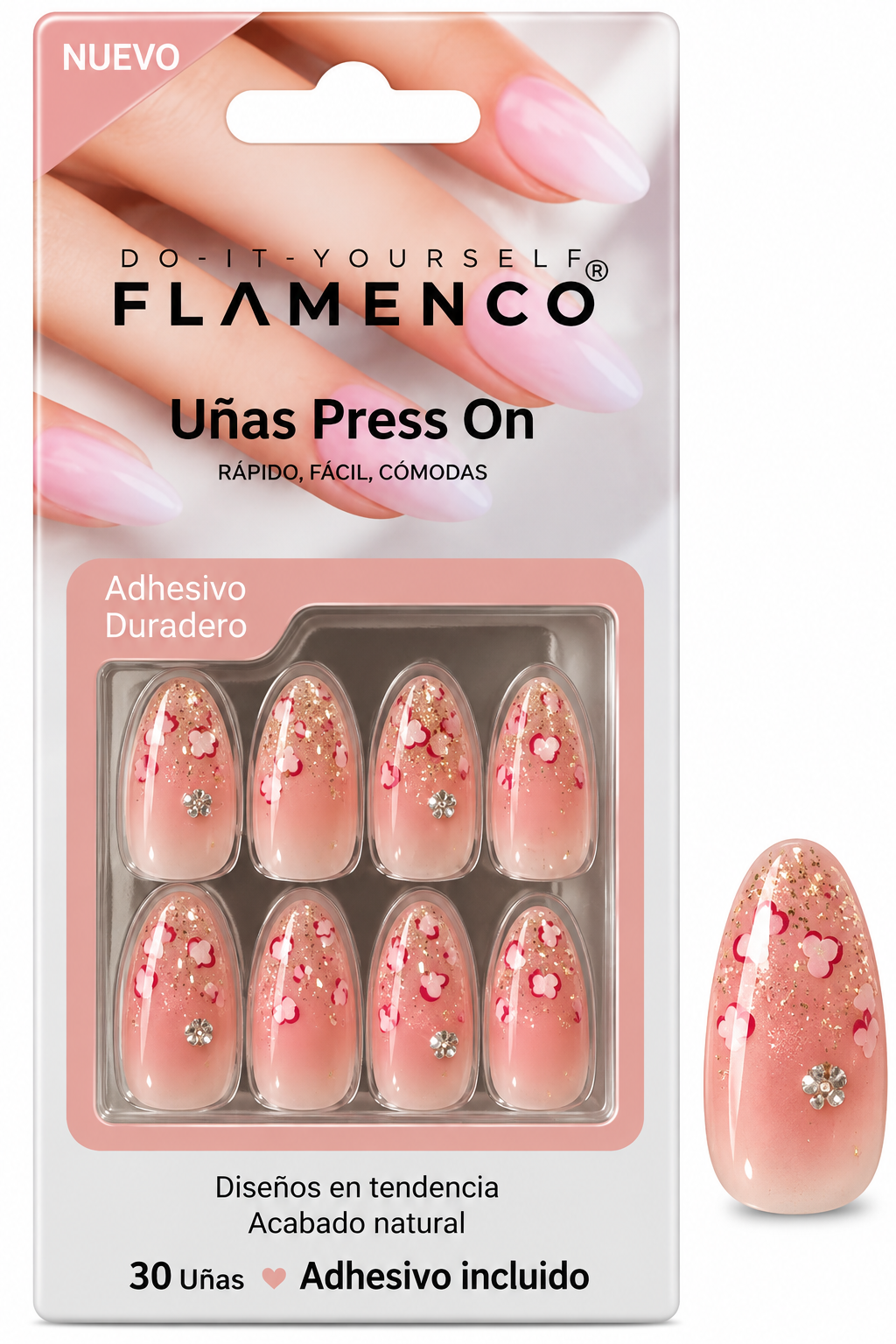 uñas press on 8840-136