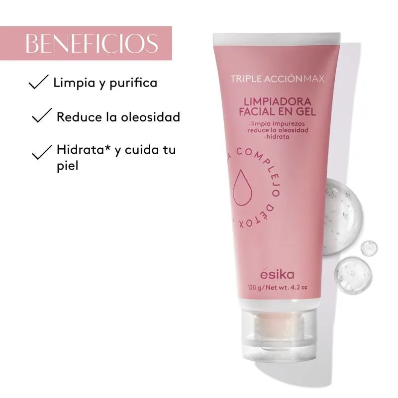 EXFOLIANTE FACIAL 90g Esika triple acción
