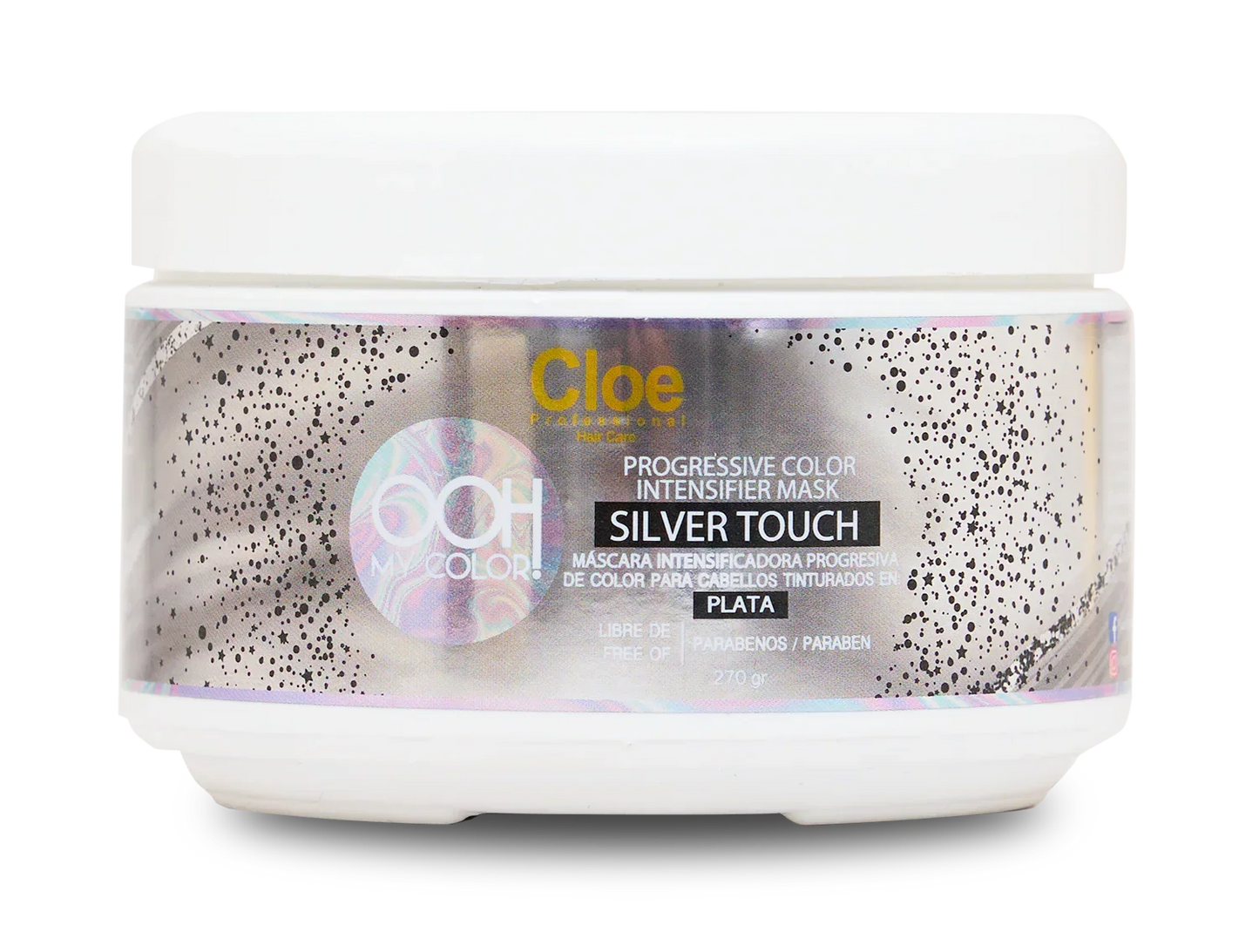 MÁSCARA PROGRESSIVE COLOR SILVER TOUCH (PLATA) CLOE