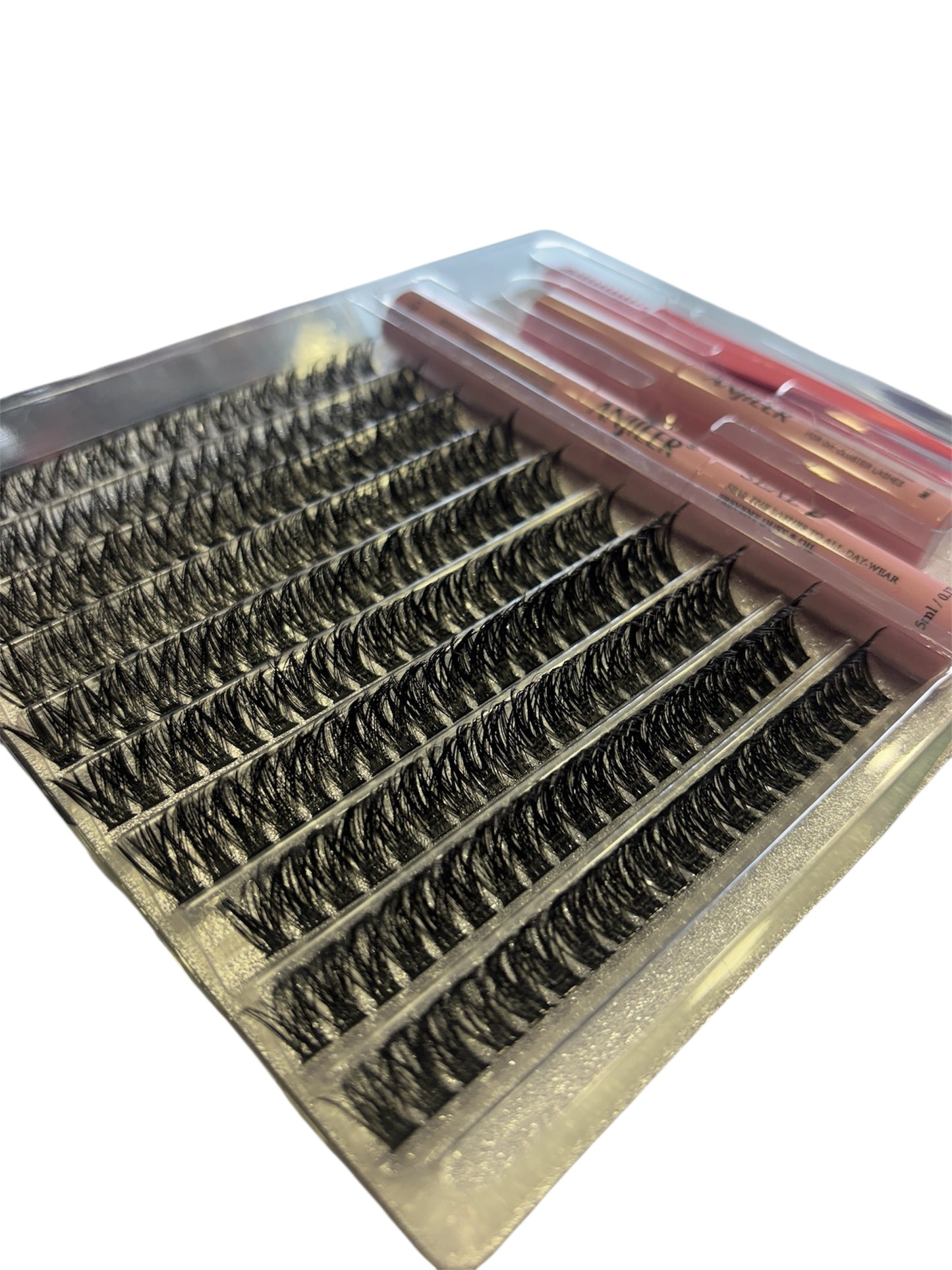 PACK PESTAÑAS 80D 0.07D MIX CON PEGAMENTO REMOVEDOR Y PINZA