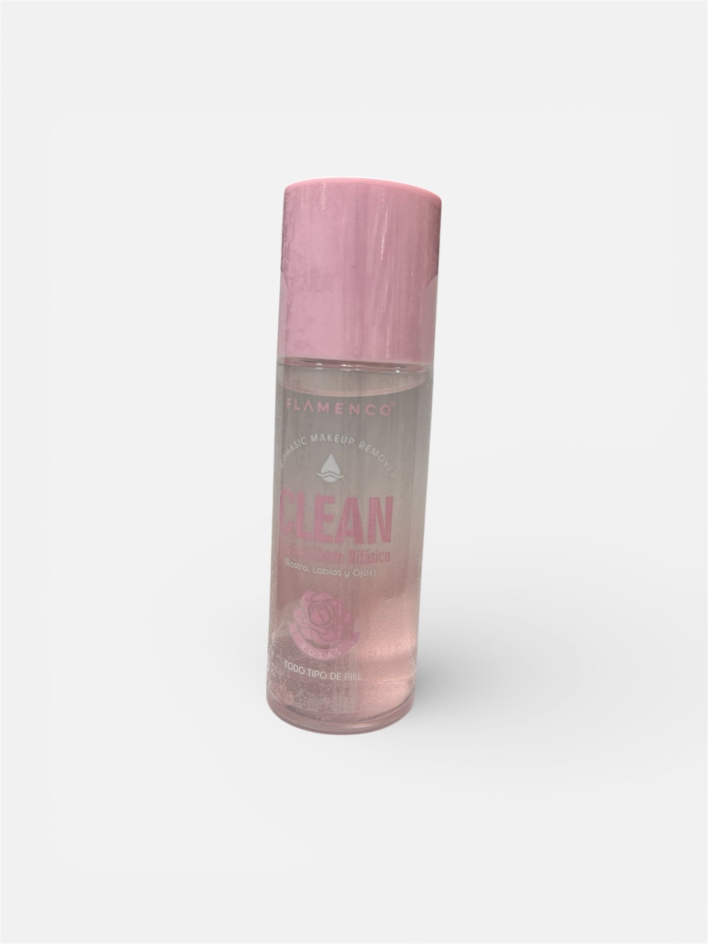 DESMAQUILLANTE BIFÁSICO TODO TIPO DE PIEL 100ml (ROSAS) FLAMENCO