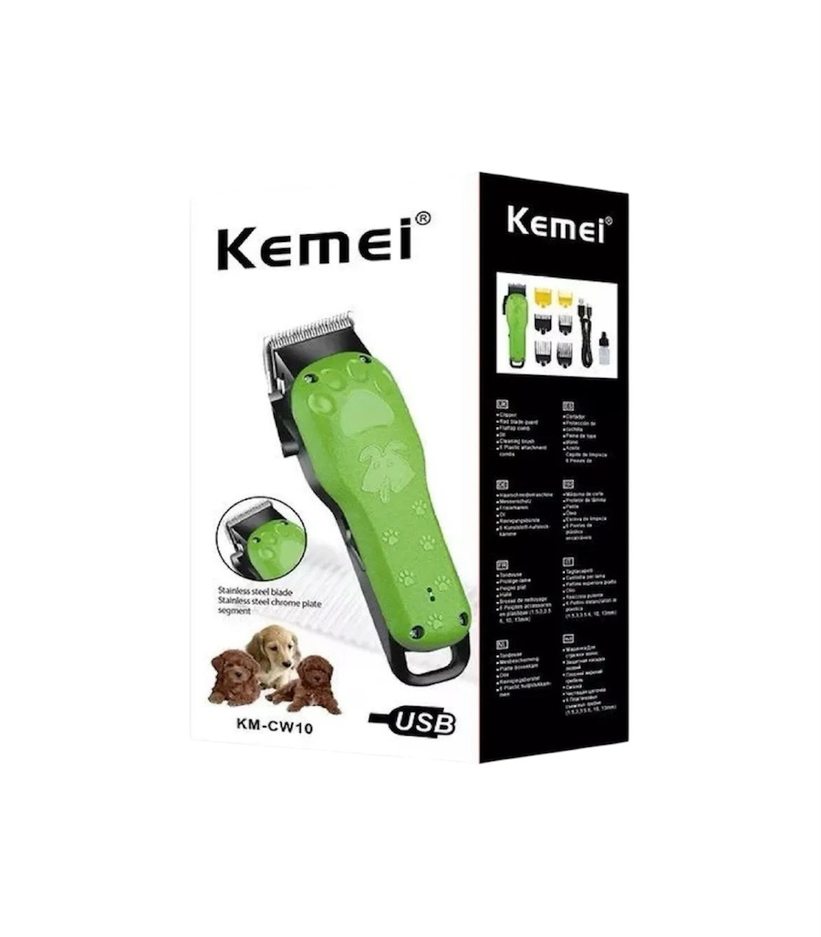 MÁQUINA DE CORTE PARA MASCOTAS KEMEI KM-CW10