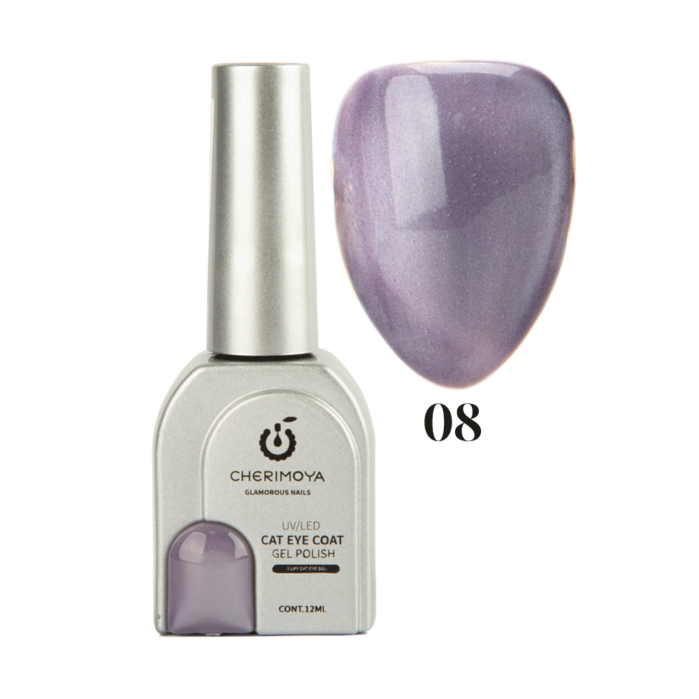 ESMALTE OJO DE GATO 071-008 12ml SATIN LILA