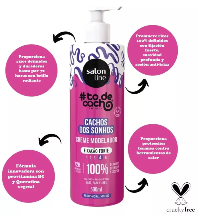 CREMA MODELADORA CACHOS DOS SONHOS 500ml