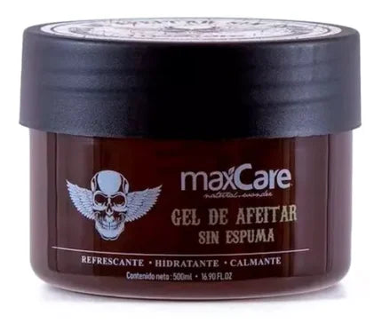 GEL DE AFEITAR PARA BARBA SIN ESPUMA 500ml. MAXCARE