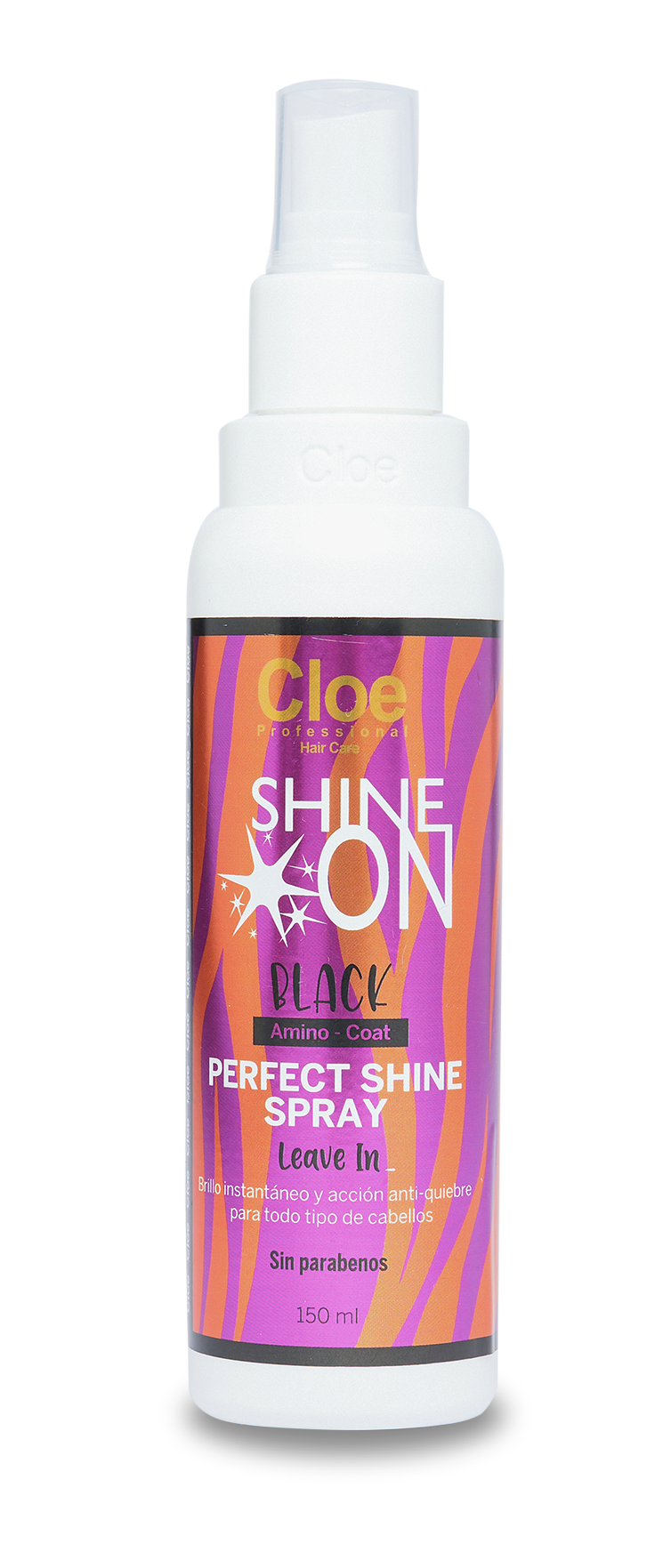 SHINE ON BLACK 150ml. SPRAY DE BRILLO CLOE