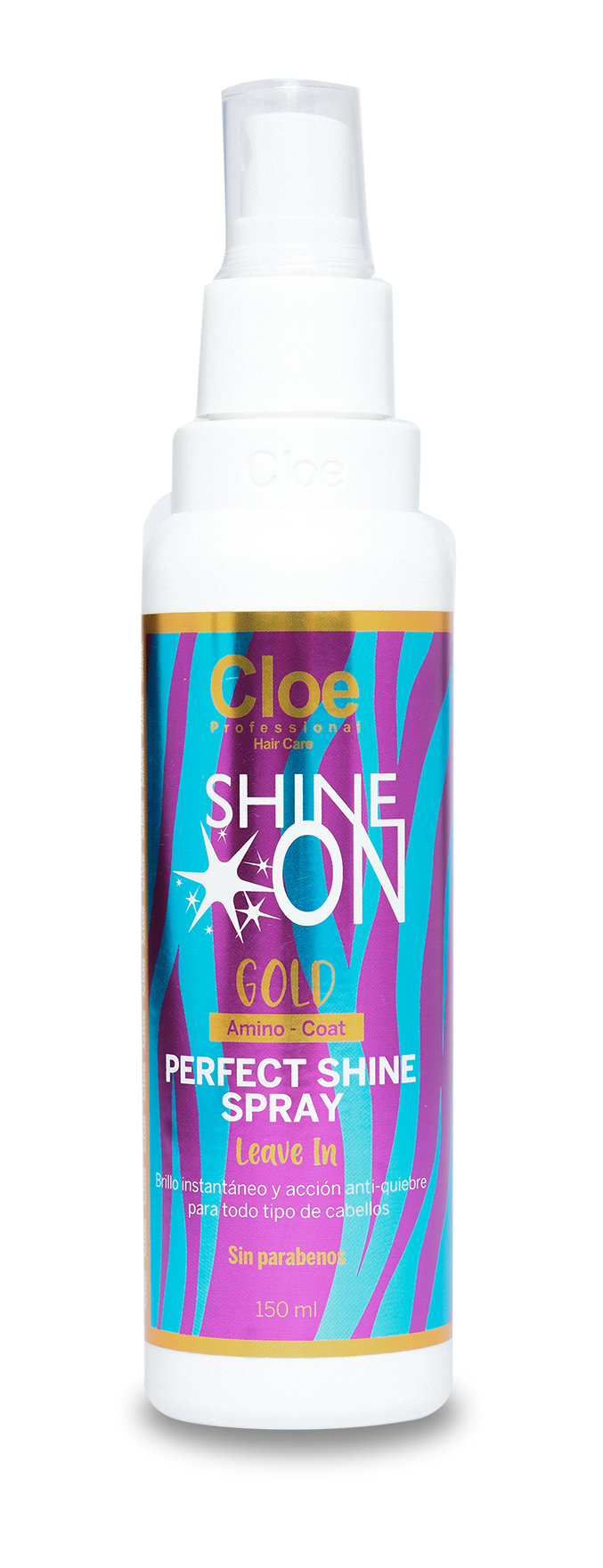 SHINE ON GOLD 150ml. SPRAY DE BRILLO CLOE