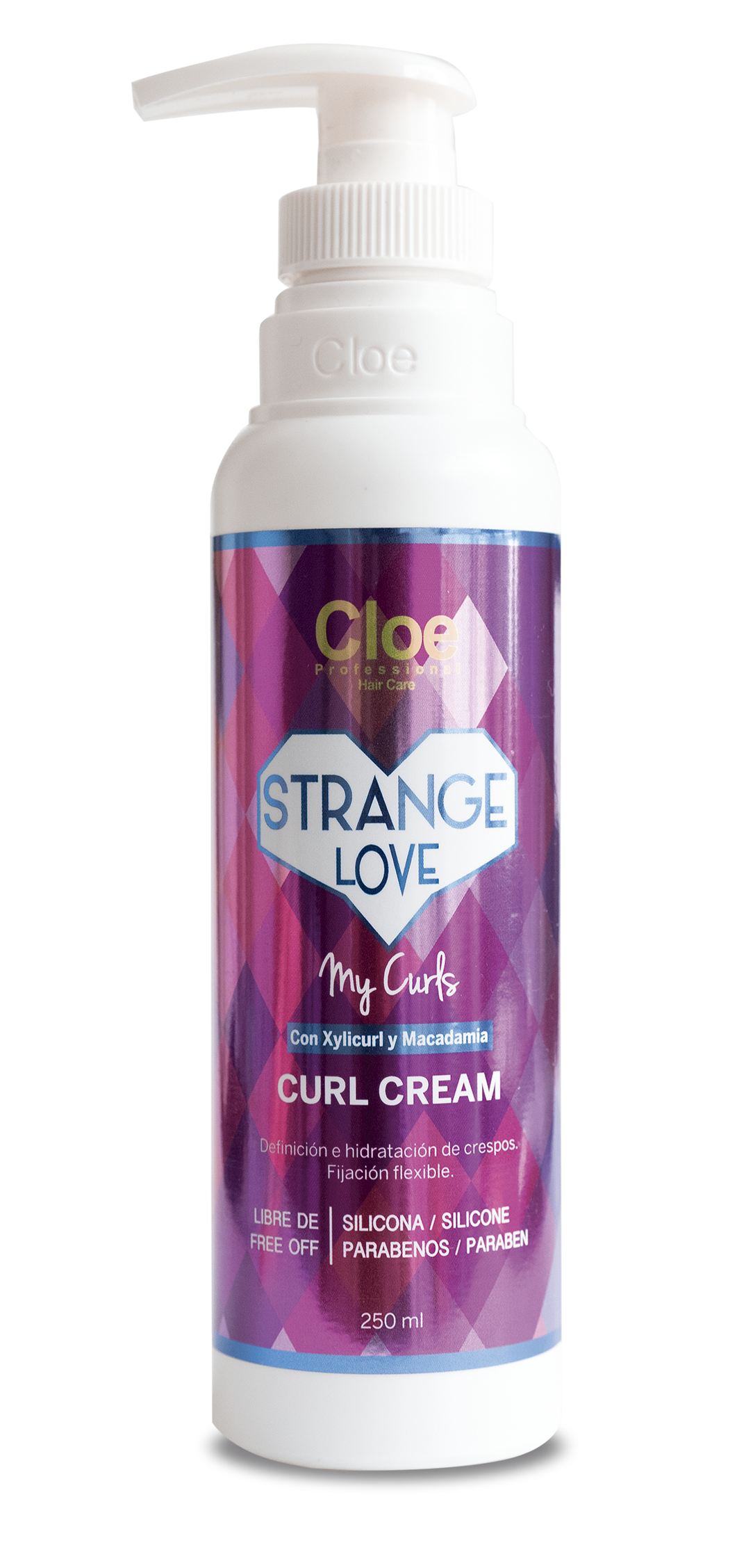 STRANGE LOVE 250ml. CREMA PARA RISOS (cabello normal a grueso) CLOE