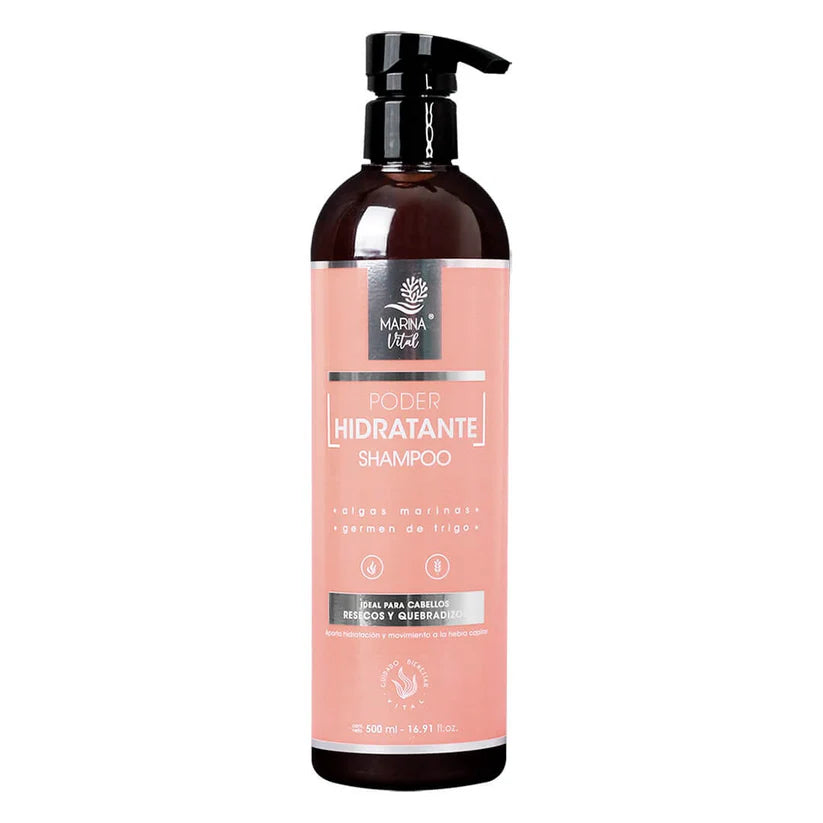SHAMPOO PODER HIDRATANTE 500ML MARINA VITAL