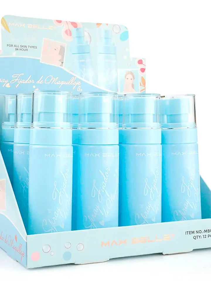 fijador de maquillaje celeste 80ml