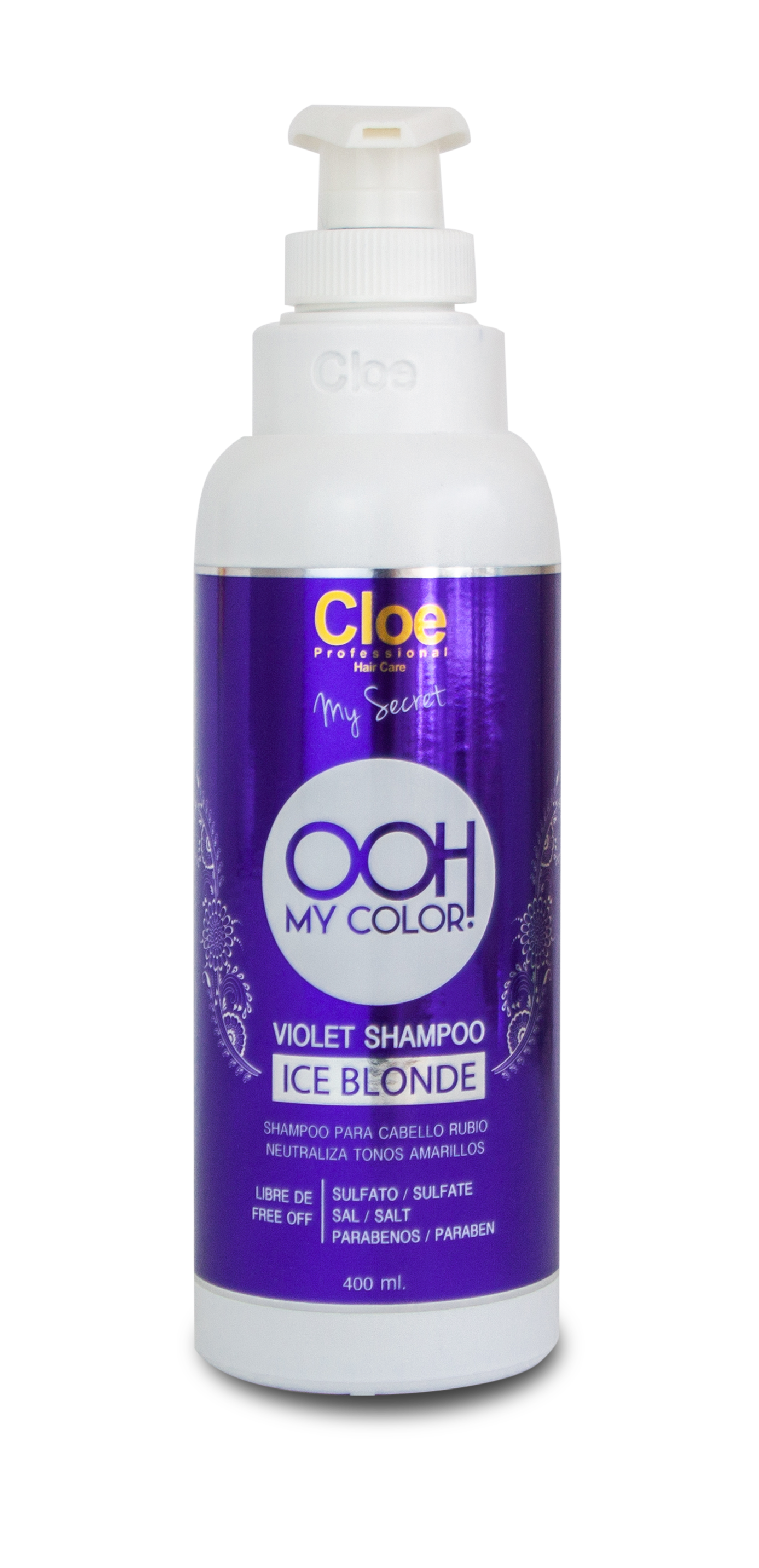 OOH MY COLOR VIOLET SHAMPOO 400ml. ICE BOND CLOE