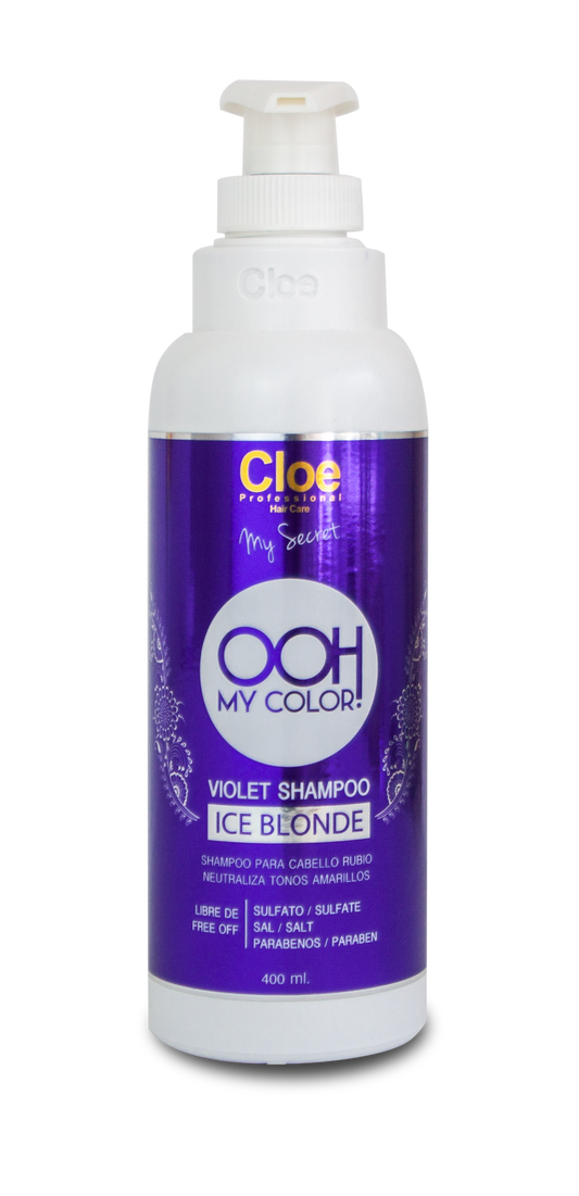 OOH MY COLOR VIOLET SHAMPOO 400ml. ICE BOND CLOE