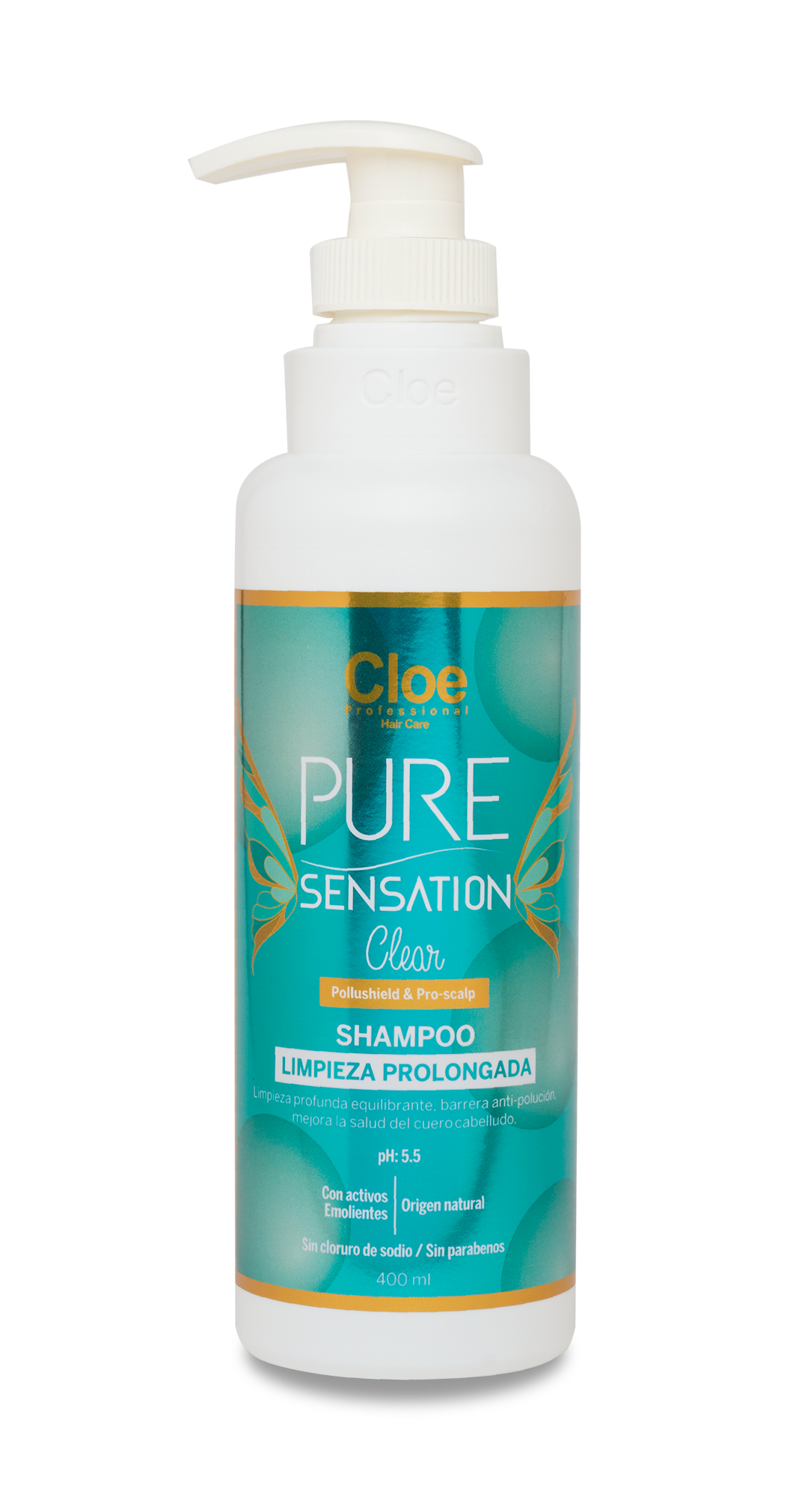 PURE SENSATION CLEAR SHAMPOO 400ml. (Limpieza prolongada)