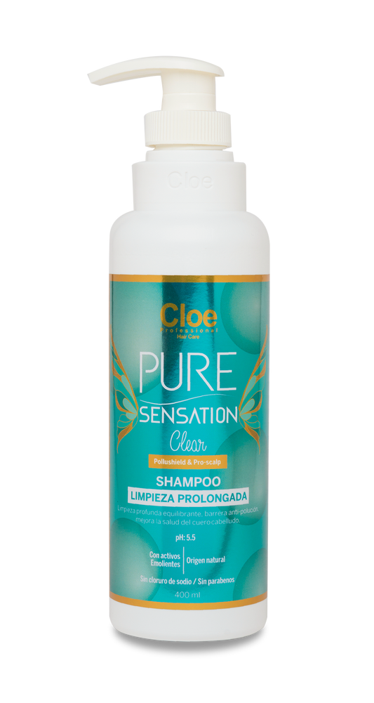 PURE SENSATION CLEAR SHAMPOO 400ml. (Limpieza prolongada)