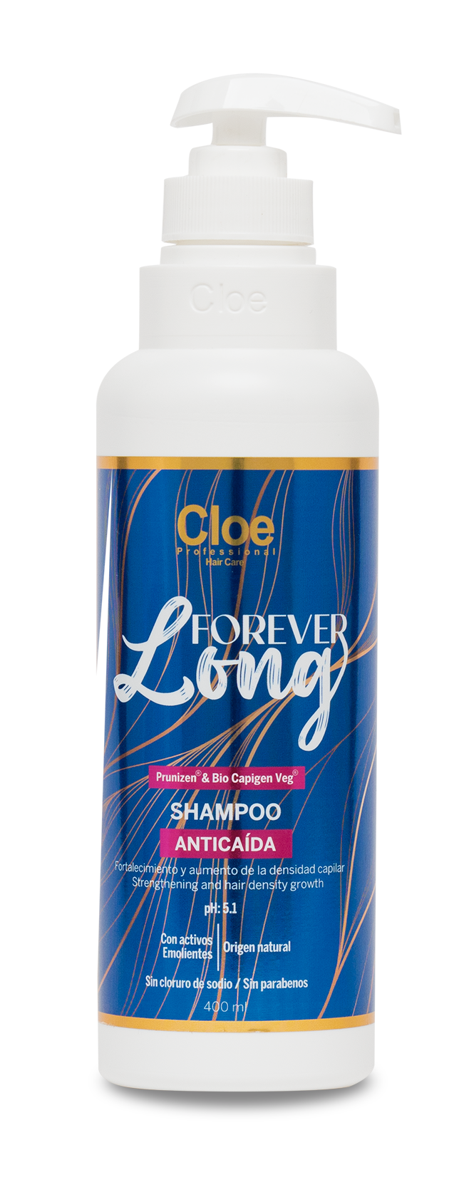 SHAMPOO FOREVER LONG 400ml CLOE (anticaida)