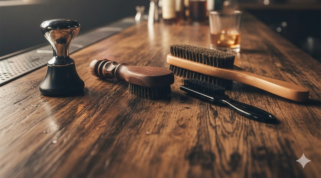 BOTA PELOS Y CEPILLO PULIDOR