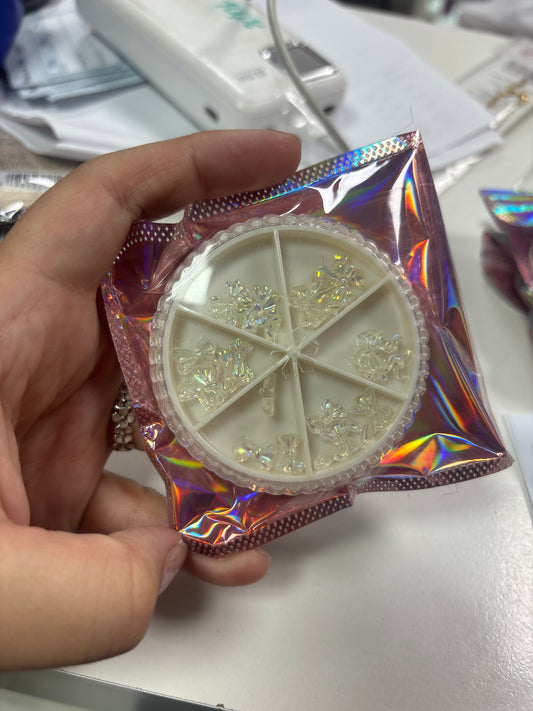 Accesorios uñas cristales en forma de cinta