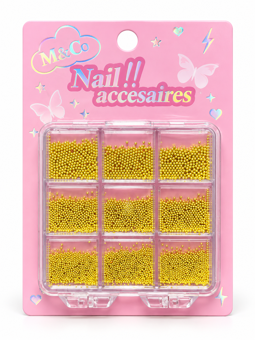 ACCESORIOS UÑAS MIX CAVIAR