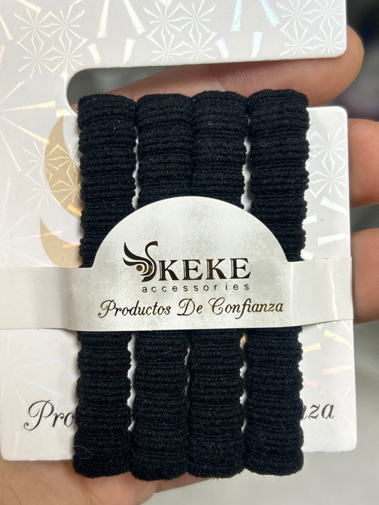 COLET ELASTICADO NEGRO 4uni.