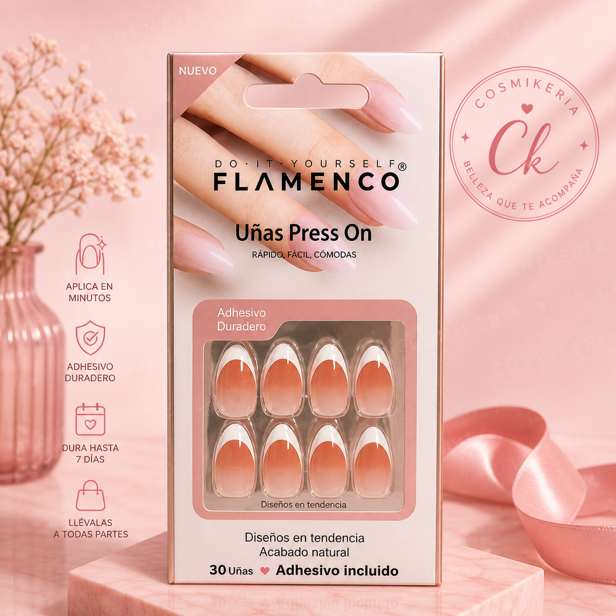Uñas press on 8840-27