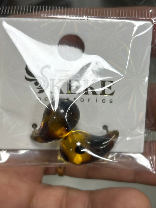 AROS GOTA ANIMAL PRINT PEQUEÑO