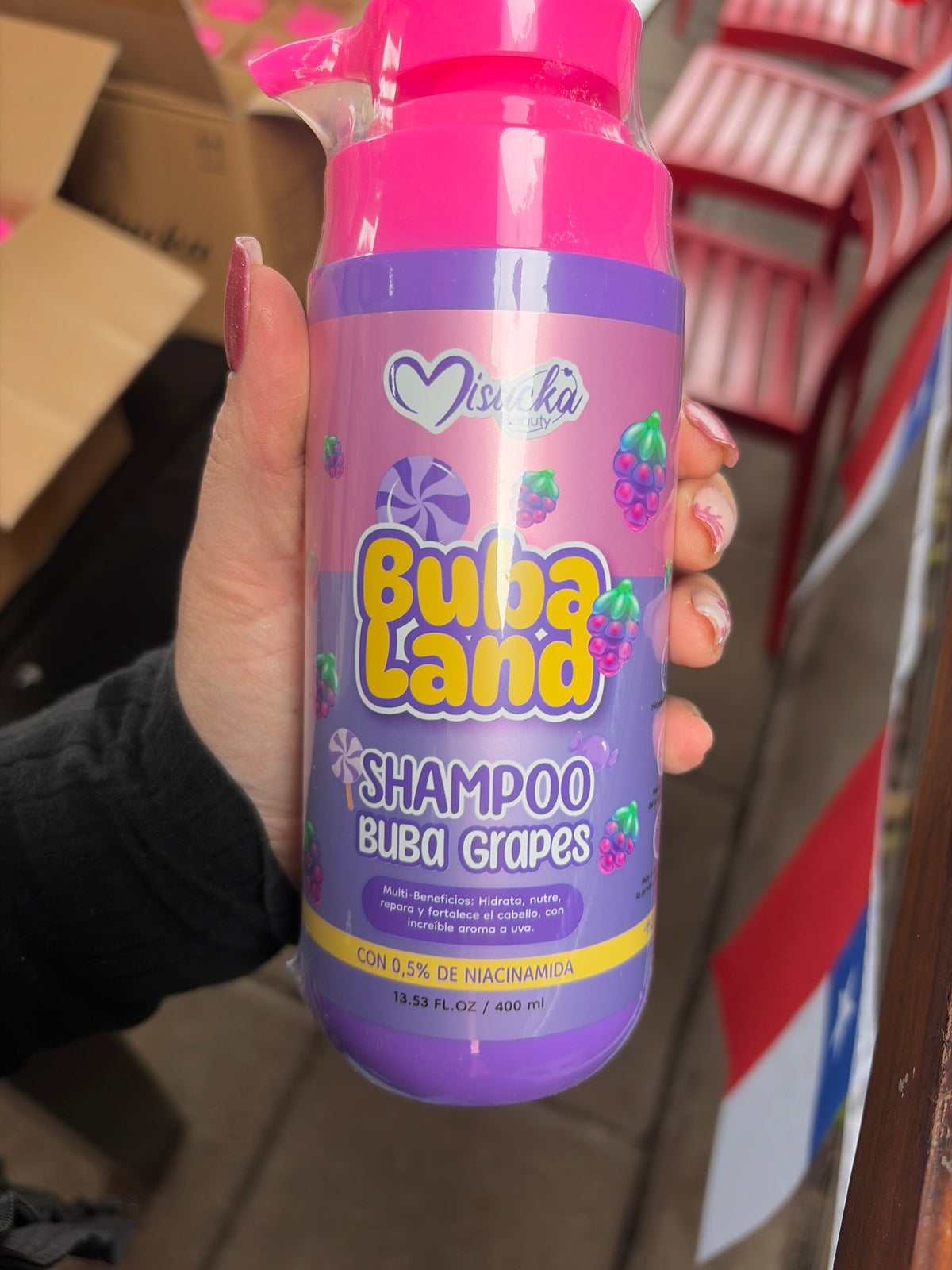 BUBA LAND SHAMPOO BUBA GRAPES 400ML - MISUCKA (copia)