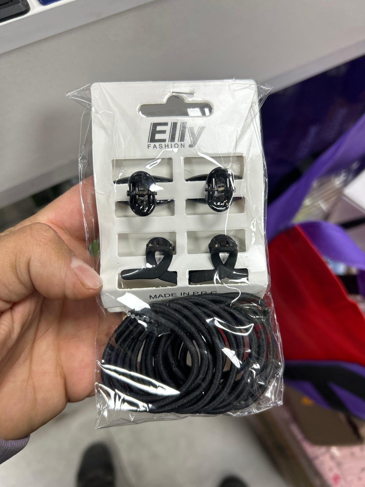 SET PINZAS Y COLET PARA CABELLO