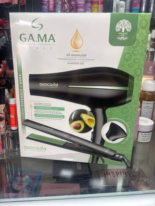 PACK SECADOR BORA + PLANCHA ELEGANCE AVOCADO GAMA