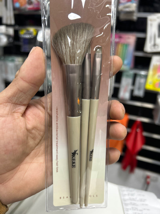 SET BROCHAS MAQUILLAJE 3uni. KEKE