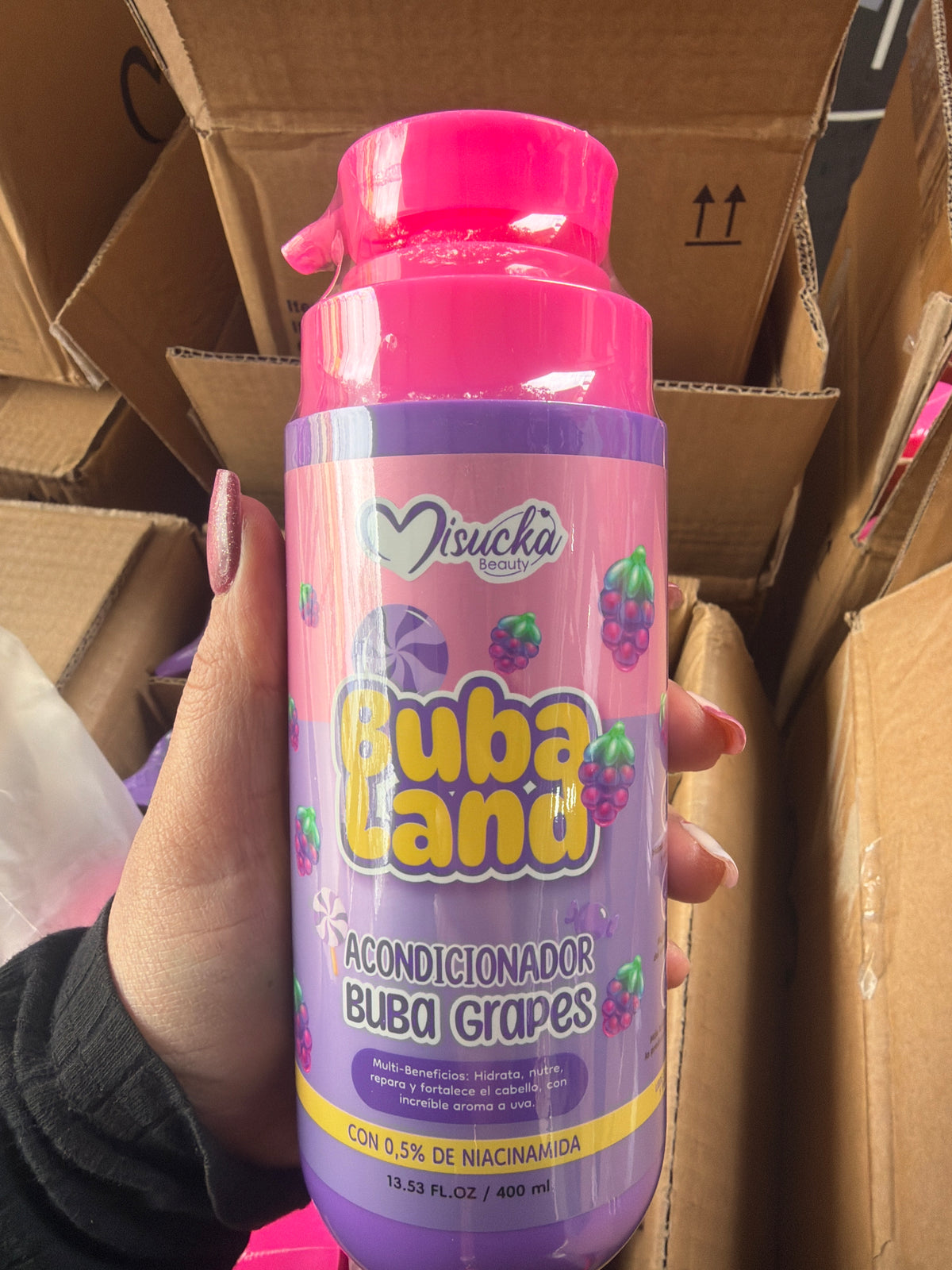 BUBA LAND ACONDICIONADOR BUBA GRAPES 400ml - MISUCKA