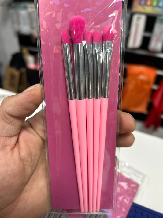 SET BROCHA MAQUILLAJE 5uni.