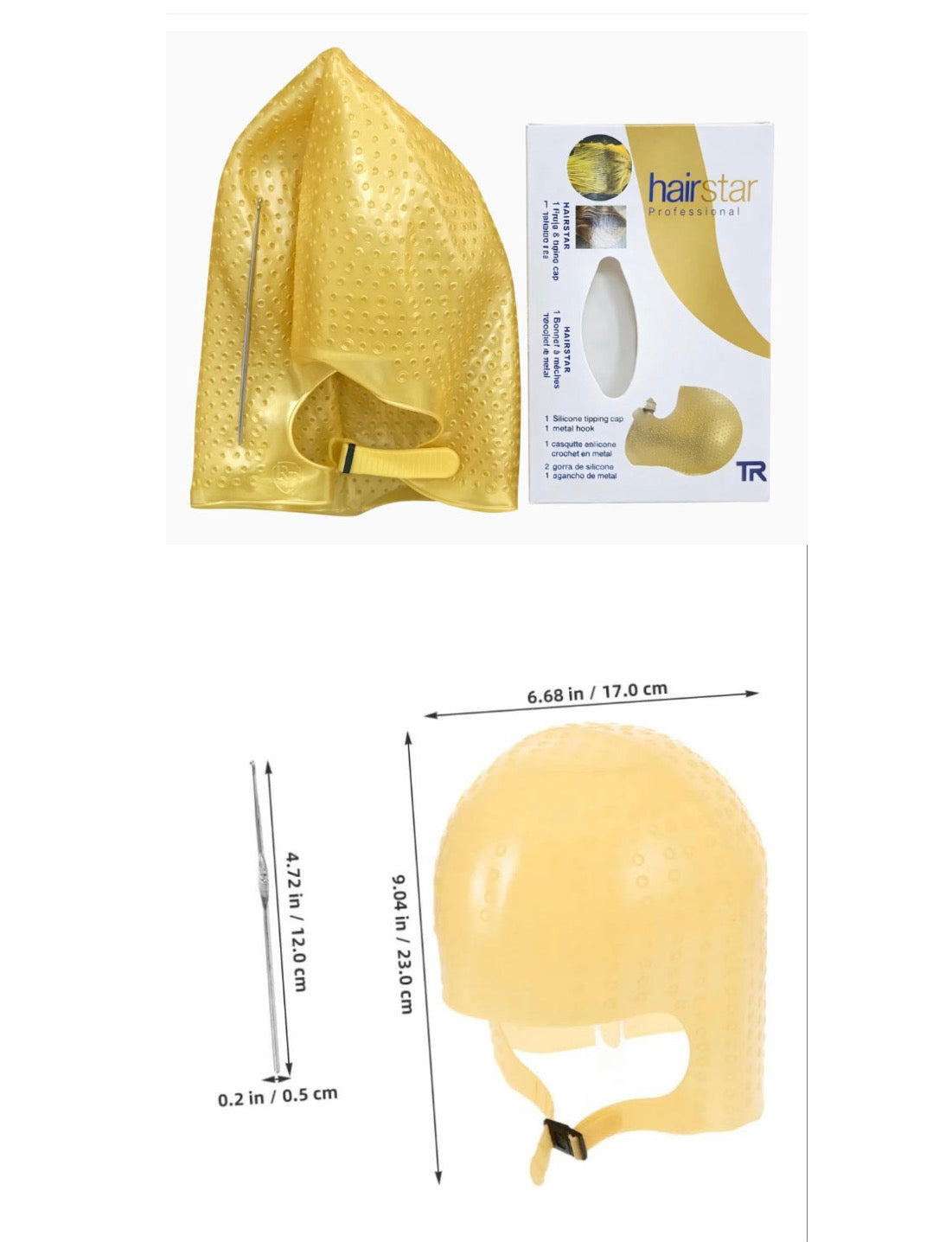 GORRO DE SILICONA PARA TEÑIR HAIRSTAR