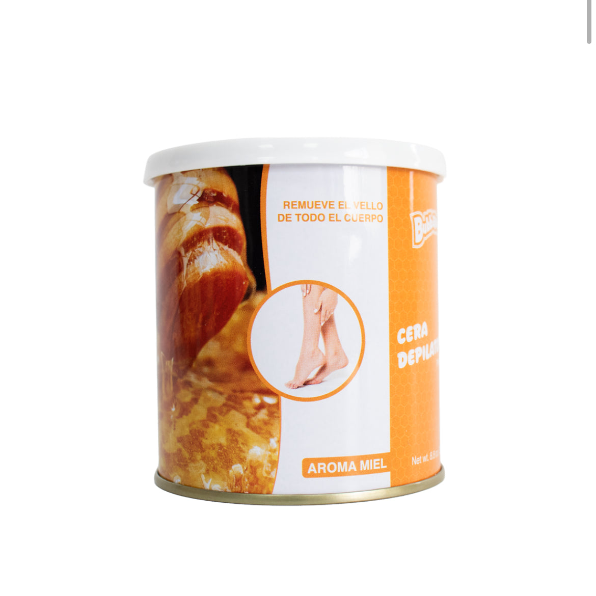 CERA DEPILACION FRIA 250gr BUBBALUU (MIEL)