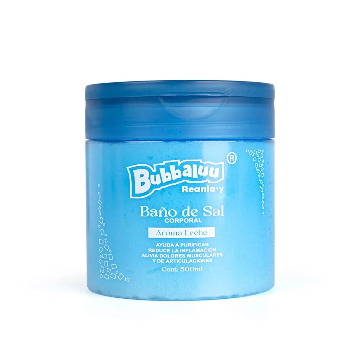 BAÑO DE SAL 500g CORPORAL EXFOLIANTE CREMOSO AROMA LECHE