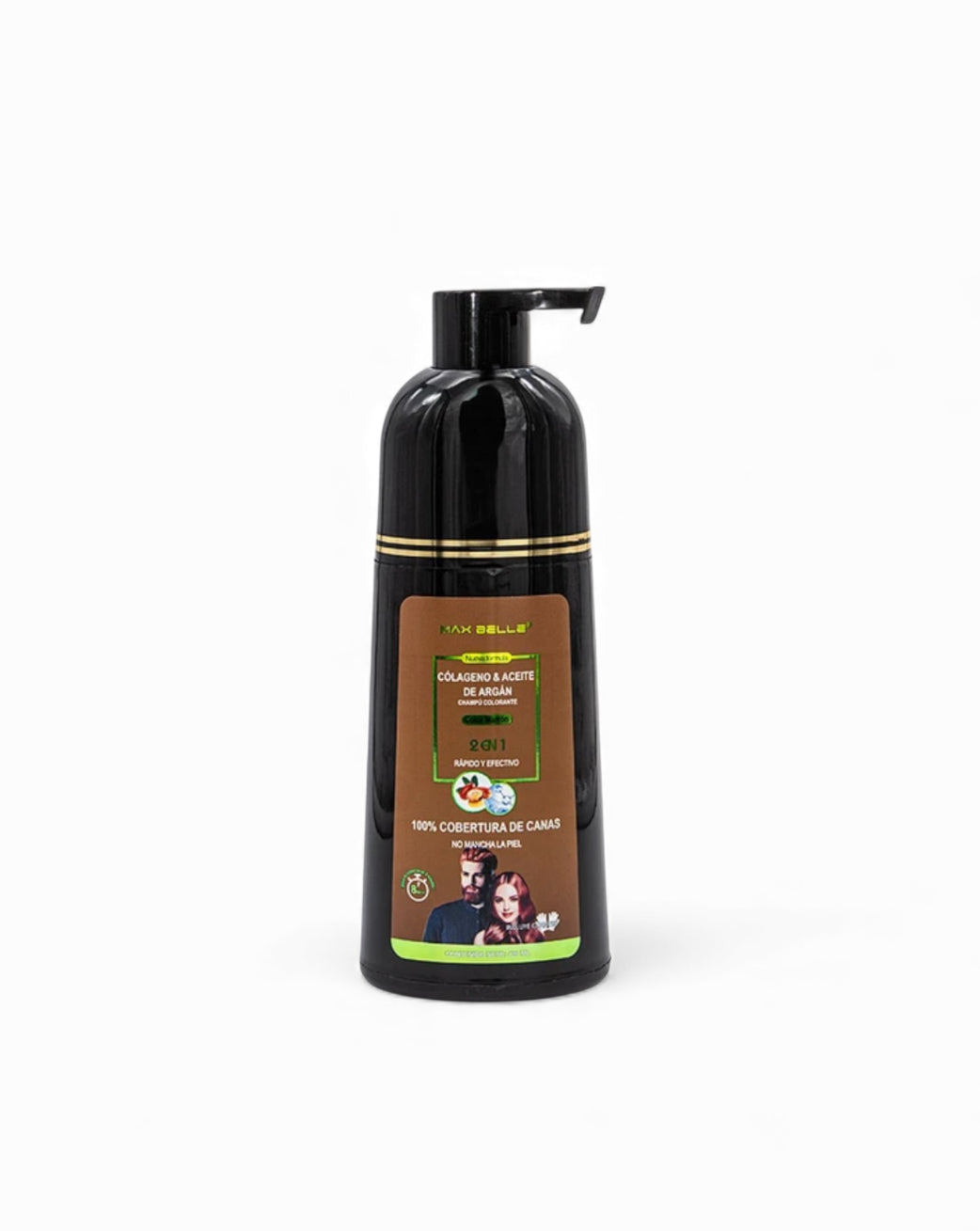 SHAMPOO COLORANTE CAFE CLARO 400ml COBERTURA DE CANAS