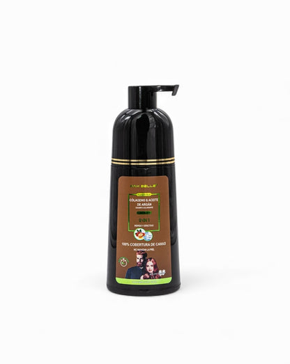 SHAMPOO COLORANTE CAFE CLARO 400ml COBERTURA DE CANAS