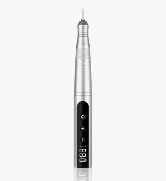 TORNO LÁPIZ PORTABLE 35.000RPM NAILSTAR (PLATA)