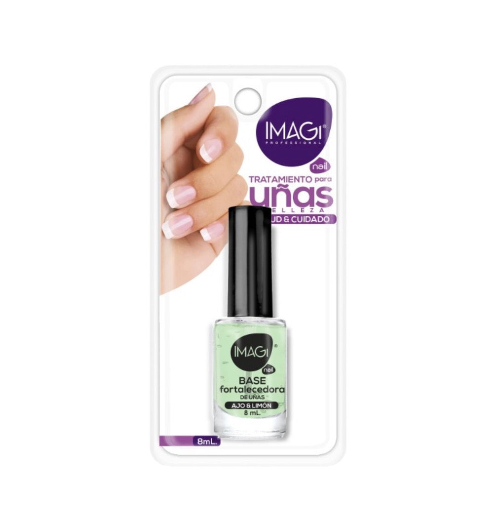 BASE FORTALECEDORA DE UÑAS AJO/LIMON 8 ml IMAGI