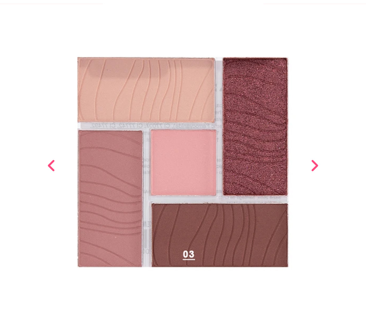 PALETA DE SOBRAS 5 COLORES