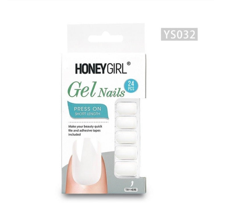 UÑAS PRESS ON 24pcs HONEY GIRL YS032