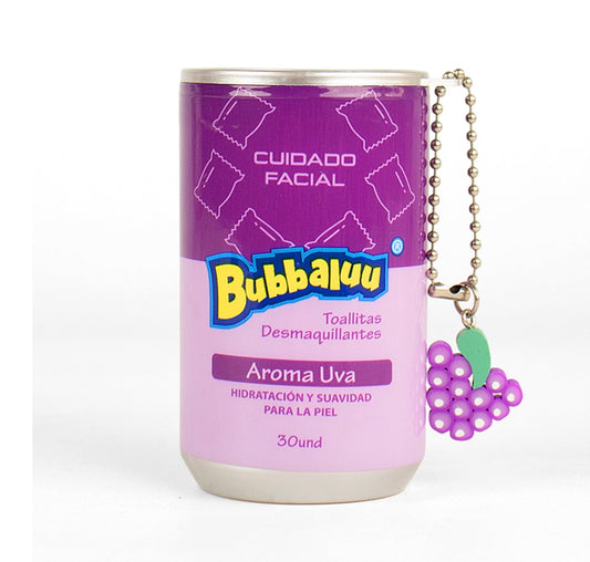 TOALLITAS DESMAQUILLANTES AROMA UVA 30uni. BUBBALUU