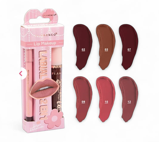 DELINEADOR DE LABIOS + LABIAL MATTE