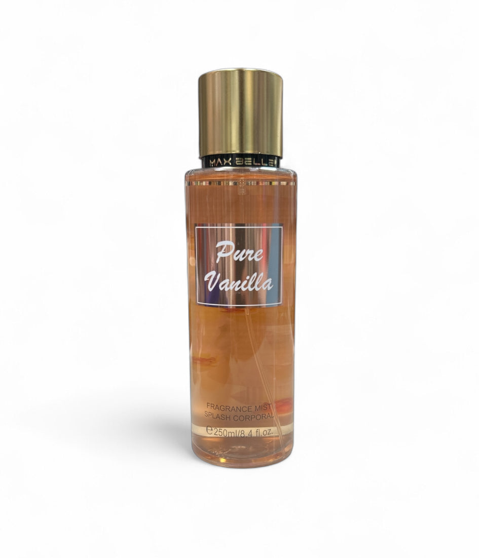 BODY MIST MAX BELLE 250ml PURE VAINILLA
