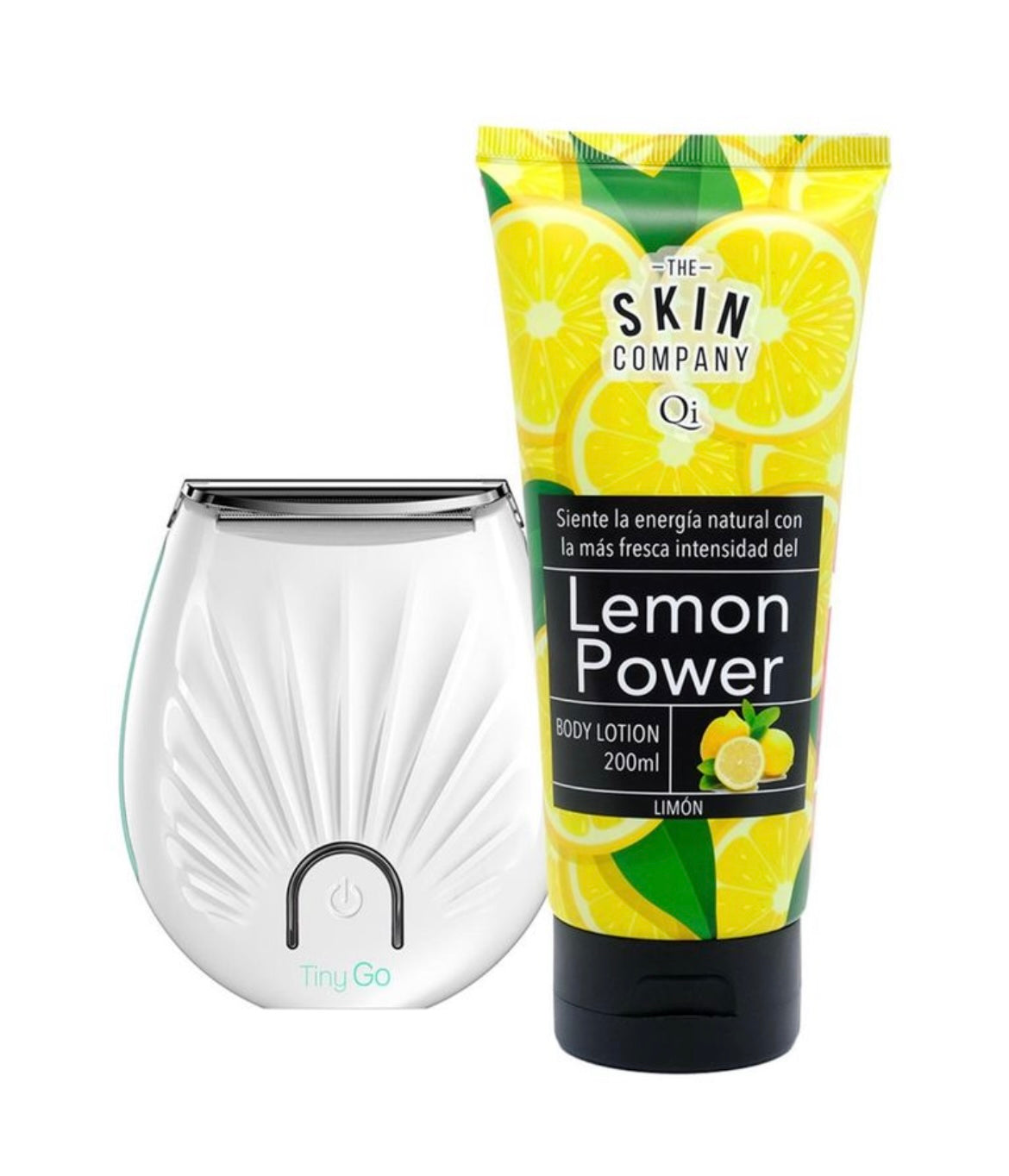 AFEITADORA  INALAMBRICA TINY GO+Crema limón