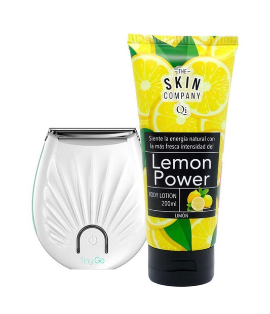 AFEITADORA  INALAMBRICA TINY GO+Crema limón