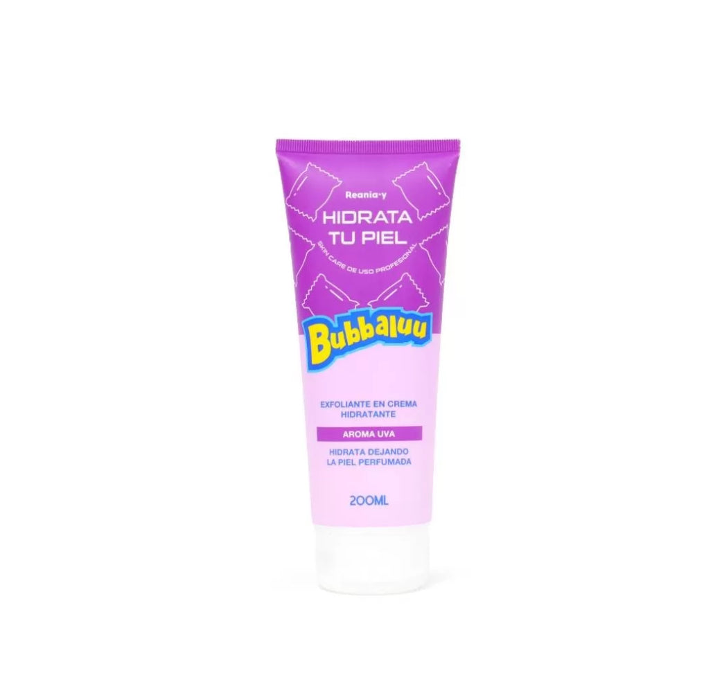 EXFOLIANTE EN CREMA HIDRATANTE (UVA) 200ml BUBBALUU