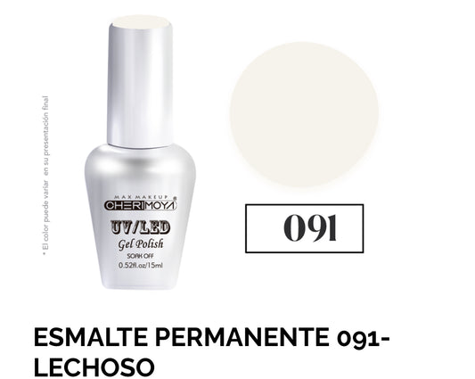 ESMALTE PERMANENTE (LECHOSO) #091